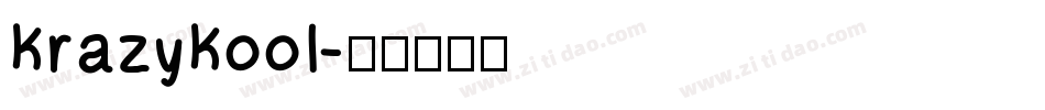 KrazyKool字体转换
