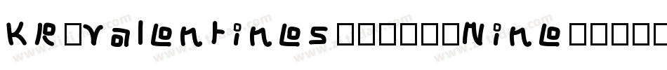 KR-Valentines-2006-Nine-1字体转换