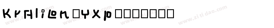 KrAlien-YXp2字体转换