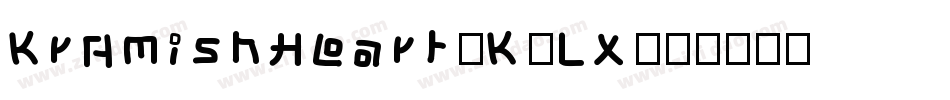KrAmishHeart-K0LX字体转换