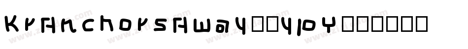 KrAnchorsAway-4yPY字体转换