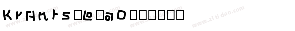 KrAnts-e2aO字体转换