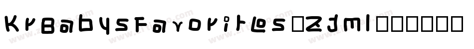 KrBabysFavorites-ZJml字体转换