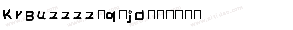 KrBuzzzz-q3jd字体转换