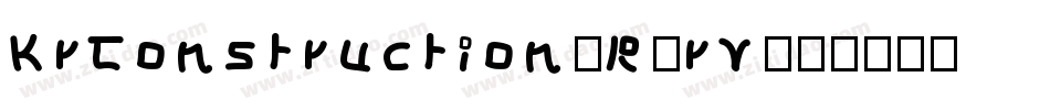 KrConstruction-R0rV字体转换