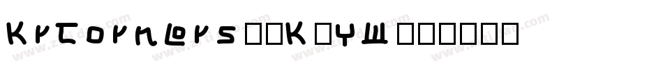 KrCorners2-K0YW字体转换