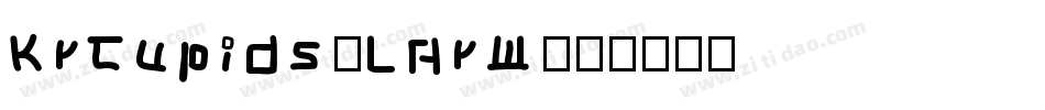 KrCupids-LArW字体转换