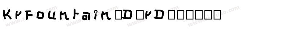 KrFountain-D0rD字体转换