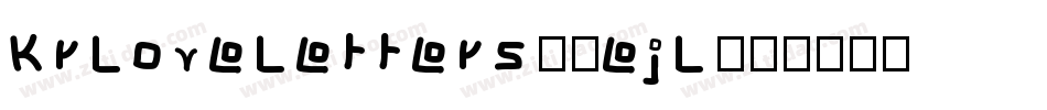 KrLoveLetters-3ejL字体转换