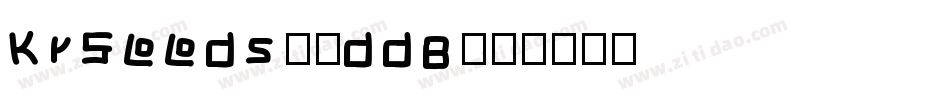 KrSeeds-4ddB字体转换