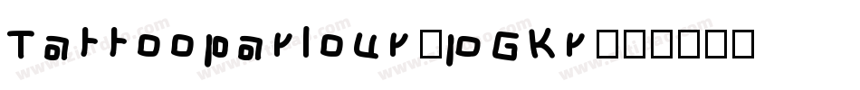 Tattooparlour-PGKr字体转换