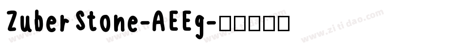 ZuberStone-AEEg字体转换