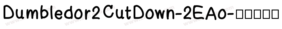 Dumbledor2CutDown-2EAo字体转换