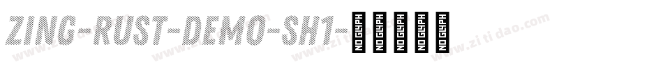 Zing-Rust-Demo-Sh1字体转换