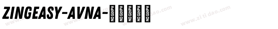ZingEasy-aVna字体转换