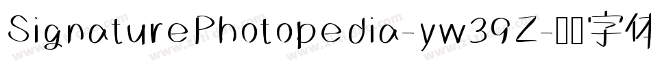 SignaturePhotopedia-yw39Z字体转换
