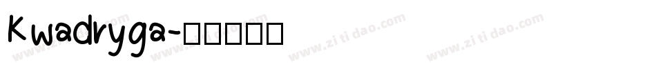 Kwadryga字体转换