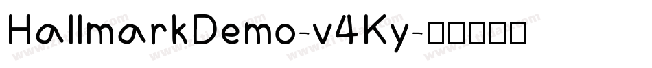HallmarkDemo-v4Ky字体转换