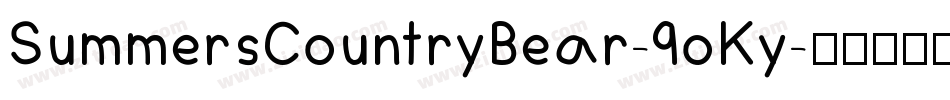 SummersCountryBear-9oKy字体转换