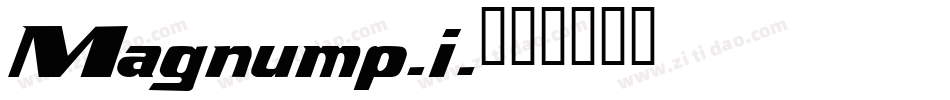 Magnump.i.字体转换