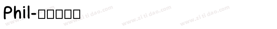 Phil字体转换