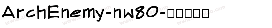 ArchEnemy-nw8O字体转换