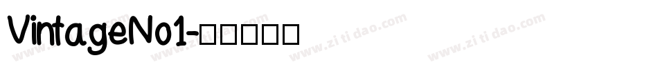 VintageNo1字体转换