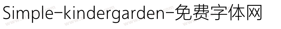 Simple-kindergarden字体转换