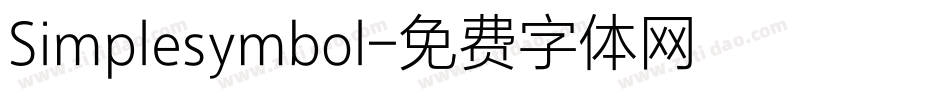 Simplesymbol字体转换