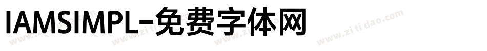 IAMSIMPL字体转换