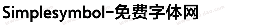 Simplesymbol字体转换