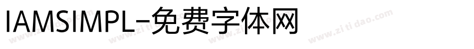 IAMSIMPL字体转换