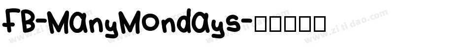 FB-ManyMondays字体转换