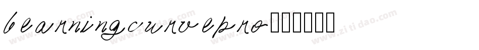 learningcurvepro字体转换
