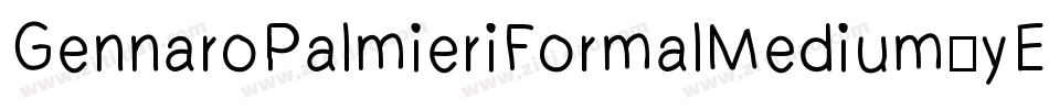 GennaroPalmieriFormalMedium-yEPM字体转换
