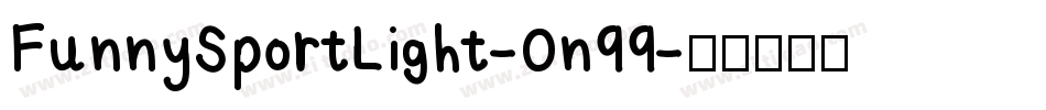 FunnySportLight-0n99字体转换
