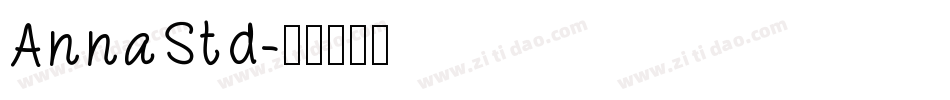 AnnaStd字体转换