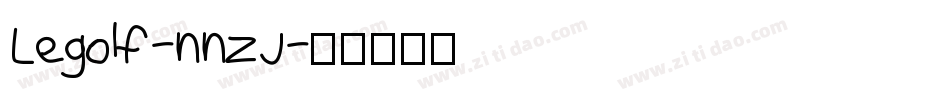 Legolf-nnZJ字体转换