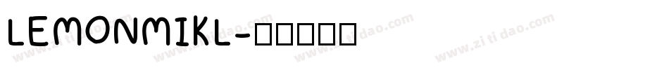 LEMONMIKL字体转换