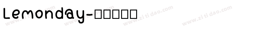 Lemonday字体转换