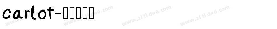 carlot字体转换