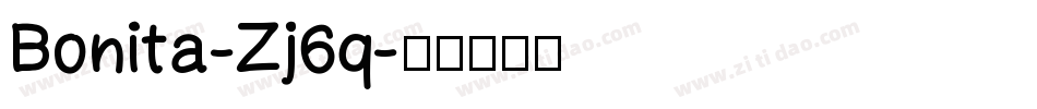 Bonita-Zj6q字体转换