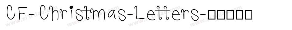 CF-Christmas-Letters字体转换