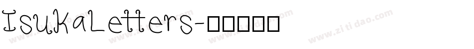 IsukaLetters字体转换