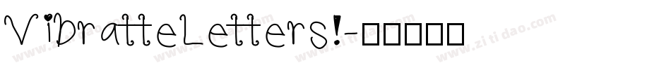 VibratteLetters!字体转换