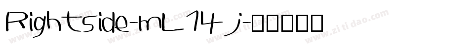 Rightside-mL14j字体转换