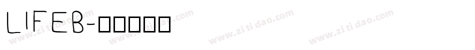 LIFEB字体转换