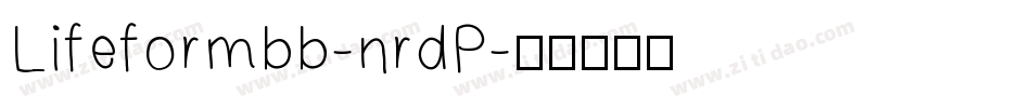 Lifeformbb-nrdP字体转换