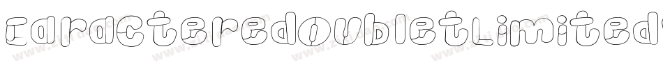 CaracteredoubletLimitedVersion-8j20字体转换