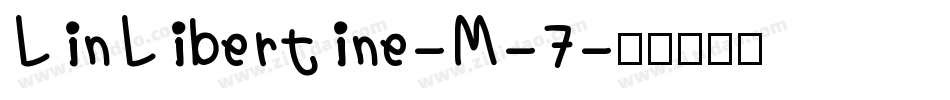 LinLibertine-M-7字体转换